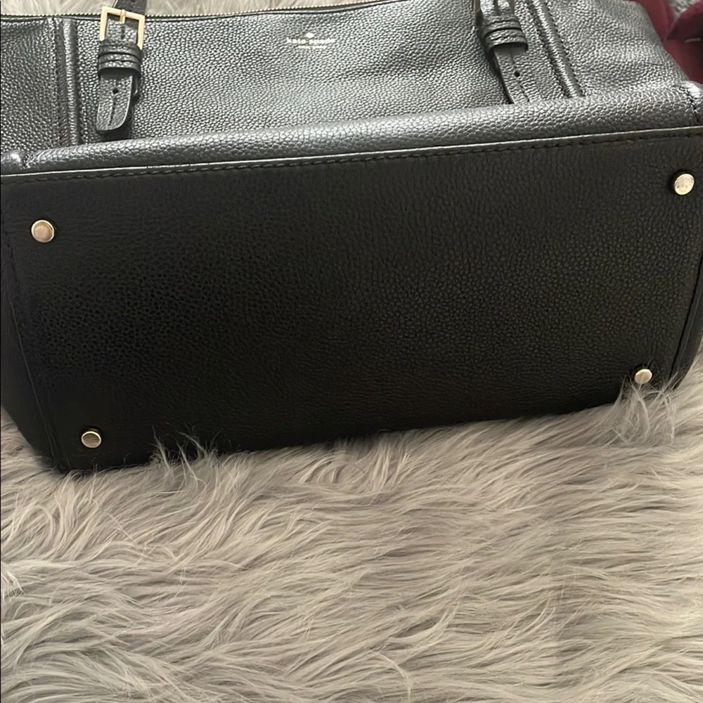 EUC - Kate Spade Large Black Tote Bag - Picture 6 of 8
